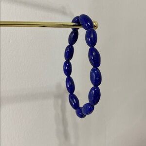 Elegant Beaded Bracelet lapis